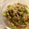 和風( ♡∀♡)♥♥♥な梅ツナパスタ
