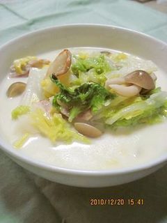 あったかトロリ♡白菜のミルク煮-レシピのメイン写真