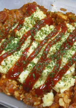 豆腐でかさ増しヘルシーオムライス-レシピのメイン写真
