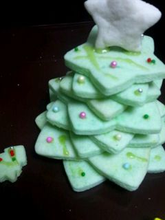 簡単☆Xmasに☆サクサクツリークッキー-レシピのメイン写真