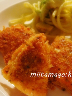 鮭のカレーマヨチーズパン粉焼き☆-レシピのメイン写真
