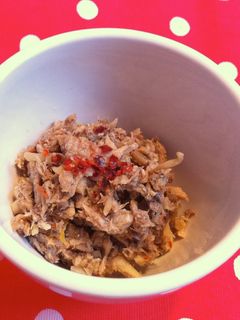 ご飯のお供のサバ缶のピリ辛煮-レシピのメイン写真