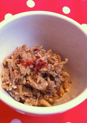 ご飯のお供のサバ缶のピリ辛煮-レシピのメイン写真