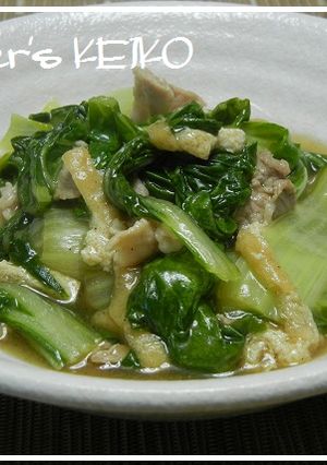 【農家のレシピ】しろなと豚肉の旨煮-レシピのメイン写真