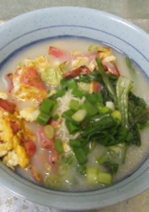 ハムと卵と旬の野菜のラーメン-レシピのメイン写真