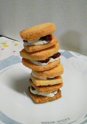 クランベリークリームサンドクッキー♪-レシピのメイン写真