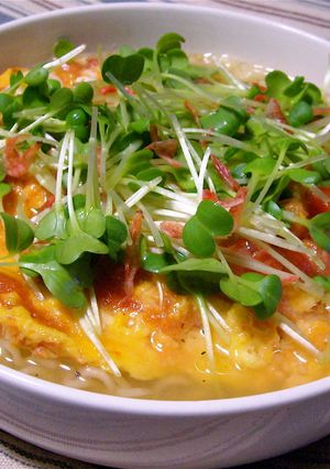 トマたま炒めの塩ラーメン-レシピのメイン写真