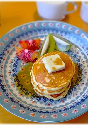 ほわふわホットケーキ(万惣風♪)-レシピのメイン写真