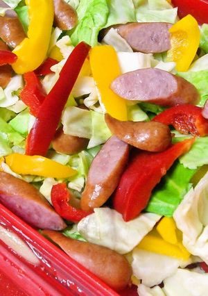 ルクエで作った温野菜サラダ-レシピのメイン写真