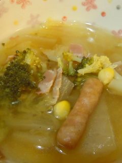 具だくさん☆簡単コンソメスープ-レシピのメイン写真