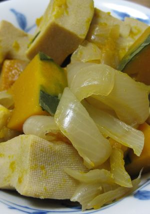 冬至にも☆高野豆腐とかぼちゃの煮物-レシピのメイン写真