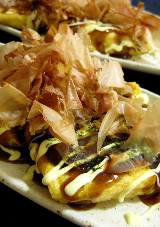油揚げのお好み焼き風もっちーず-レシピのメイン写真