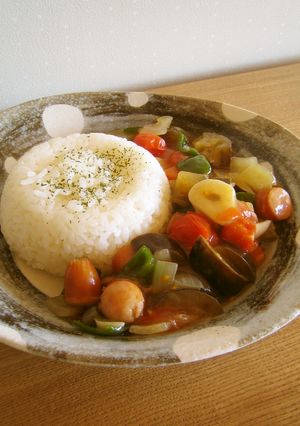 簡単☆野菜たっぷり洋風あんかけごはん-レシピのメイン写真
