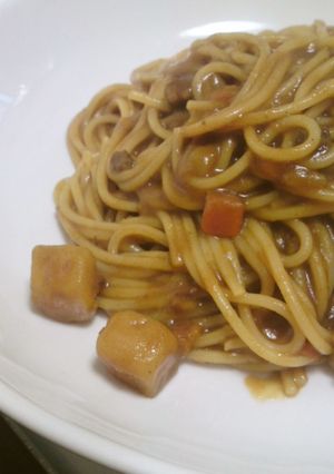 カレーパスタ-レシピのメイン写真