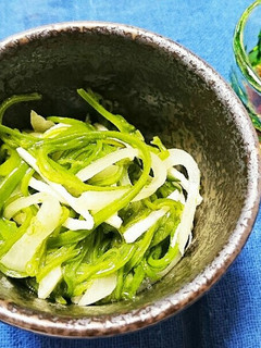 めかぶ&ながいも&たくあんのポン酢あえ-レシピのメイン写真