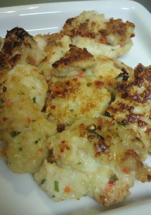 ＊すぐ出来！鶏ムネ肉の香草パン粉焼き＊-レシピのメイン写真