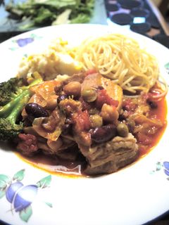 お豆タップリ!豚肉の柔らかトマト煮こみ-レシピのメイン写真