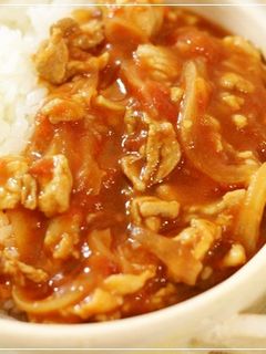*トマト缶でハヤシライス*-レシピのメイン写真