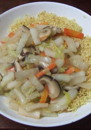 インスタントラーメンであんかけそば☆-レシピのメイン写真