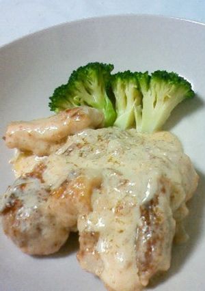 鶏肉の簡単クリームソース-レシピのメイン写真