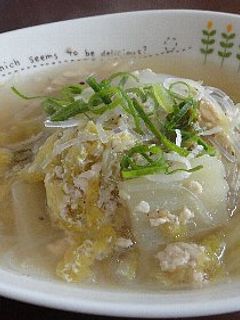白菜と春雨のスープ-レシピのメイン写真