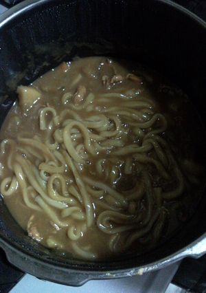 チョイ足しでお蕎麦屋さんのカレーうどん♪-レシピのメイン写真