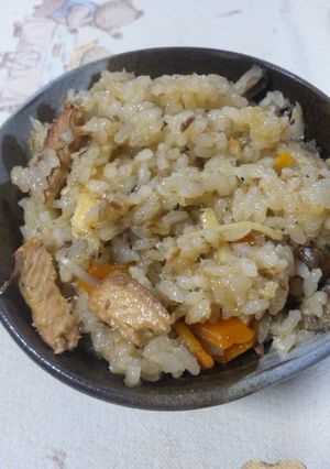 簡単炊き込みご飯-レシピのメイン写真