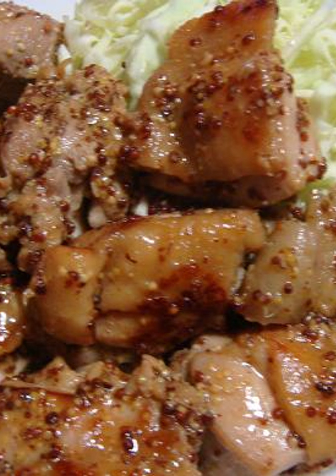 ＊簡単☆鶏肉のはちみつマスタード焼き＊-レシピのメイン写真