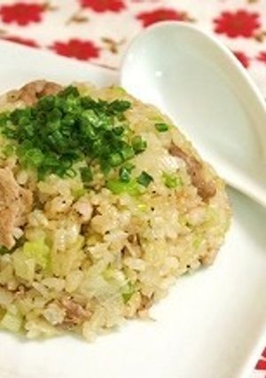 豚塩ねぎチャーハン-レシピのメイン写真
