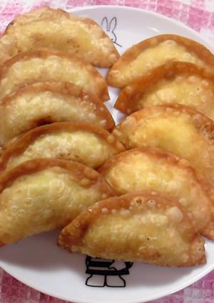 パリ☆ホク♪かぼちゃの揚げ餃子-レシピのメイン写真