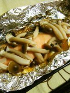 鮭のホイル焼き(バターぽん酢)-レシピのメイン写真