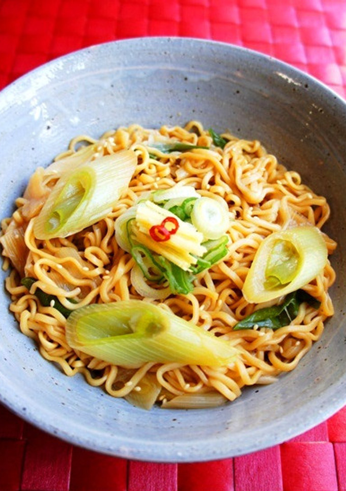 ✿懐かしの味~ねぎ生姜の焼きラーメン風✿-レシピのメイン写真