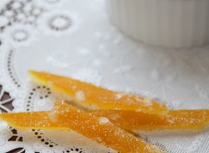 オレンジピール★低農薬・無農薬の柑橘で-レシピのメイン写真