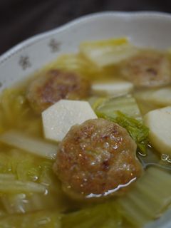 肉団子入り里芋と白菜のスープ-レシピのメイン写真
