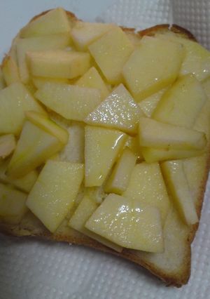 りんごトースト-レシピのメイン写真