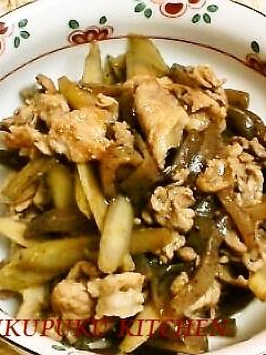 豚肉とごぼうのしぐれ煮風-レシピのメイン写真