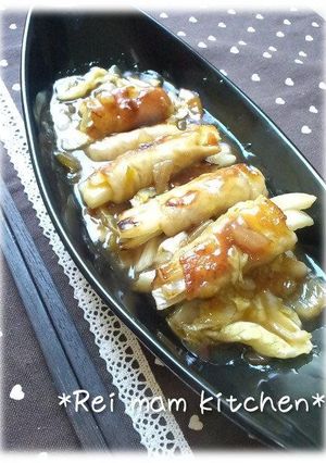 ✿白菜肉巻き~甘酢野菜あんかけ~✿-レシピのメイン写真