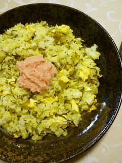 高菜とじゃこの炒飯 明太マヨトッピング☆-レシピのメイン写真