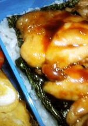 お弁当に簡単照り焼きチキン-レシピのメイン写真