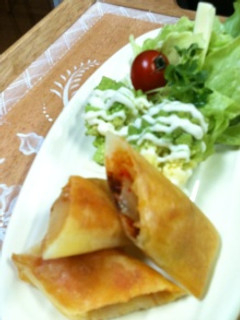 か~んたん^^vキムチ春巻き-レシピのメイン写真