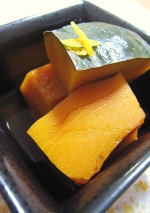 レンジdeお手軽♬かぼちゃのゆず香煮-レシピのメイン写真
