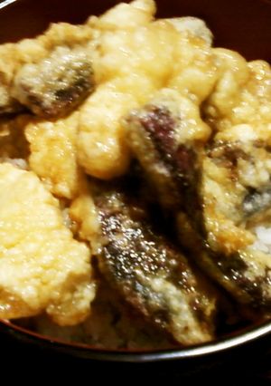 昆布つゆでフィッシュ＆チップスの天丼-レシピのメイン写真