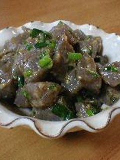 こんにゃくの味噌炒め-レシピのメイン写真
