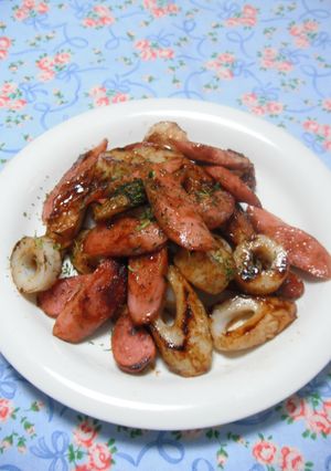 関西風★つけてみそウィンナー＆ちくわ-レシピのメイン写真