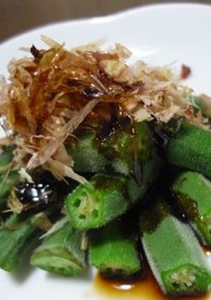ミニおくらのおひたし。。-レシピのメイン写真