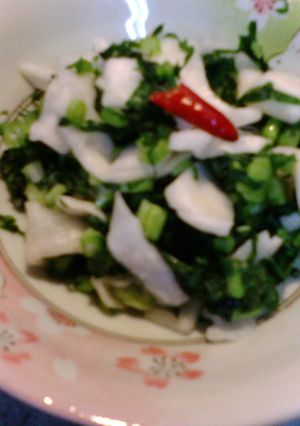 お漬物（葉っぱ付大根 ｏｒ かぶら）-レシピのメイン写真
