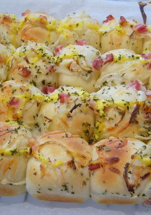 お気軽～惣菜パン　（玉ベーチーパン）-レシピのメイン写真