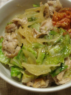 体ポカポカ☆豚肉とキャベツの味噌生姜丼-レシピのメイン写真