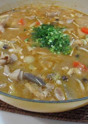 モツ汁　～味噌＆カレー味で～-レシピのメイン写真