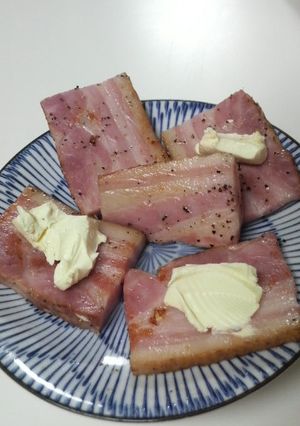 ベーコンに☆厚切りハムに☆クリームチーズ-レシピのメイン写真